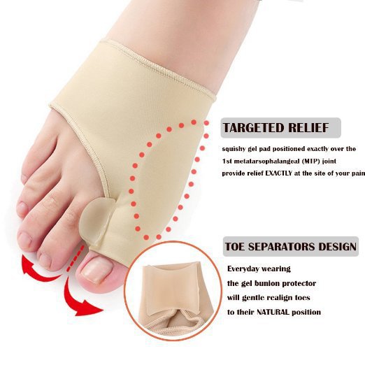 Silicone Bunion Corrector Socks for Toe Care and Alignment